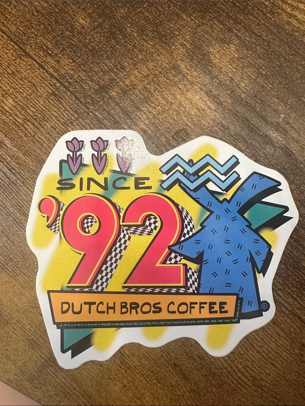 Dutch Bros 'Since 92' Colorful Logo Sticker - Multi-Color